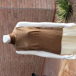 Worth Sleeveless Turtleneck Sweater